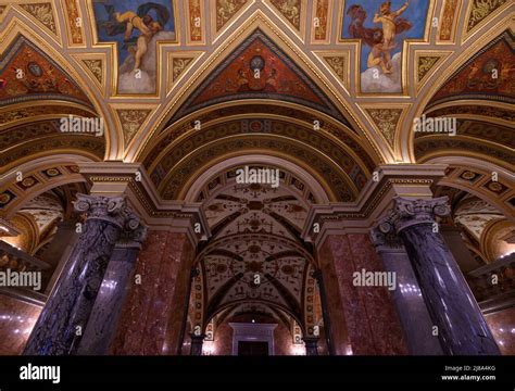 Budapest, Hungary. Interior of the Hungarian Royal State Opera House ...