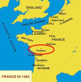 Poitiers France Map