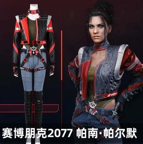 CYBERPUNK 2077 PANAM Palmer Cosplay Costume Outfits Party Dress Suit ...