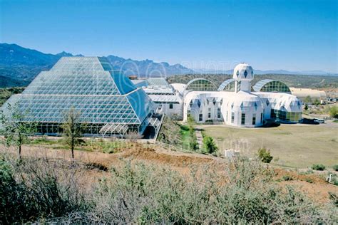 Photo of Biosphere 2 by Photo Stock Source building, Oracle, Arizona ...