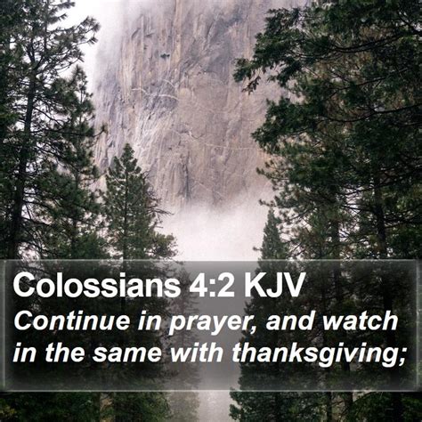 Colossians 4:2 KJV Bible Verse Images