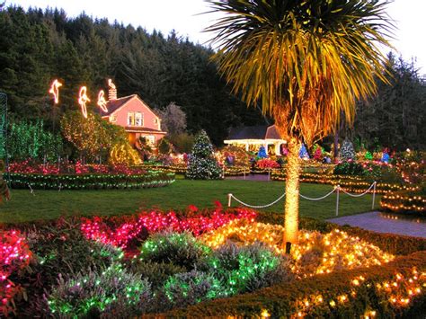 Shore Acres State Park Lights Up - Oregon Coast Visitors Association