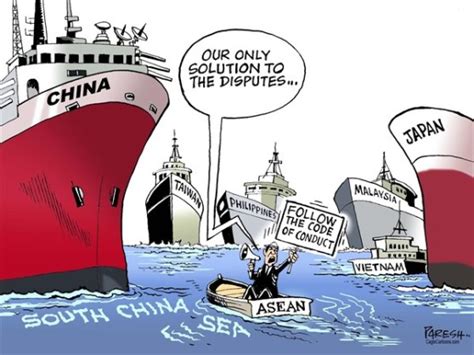 South China Sea dispute – Cartoon Analysis | History Tuition