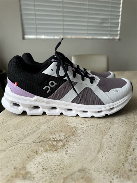 On Cloudrunner Shoes Women SZ 10.5 US (46.98641) Heron/black Running Athletic for Sale in Las ...