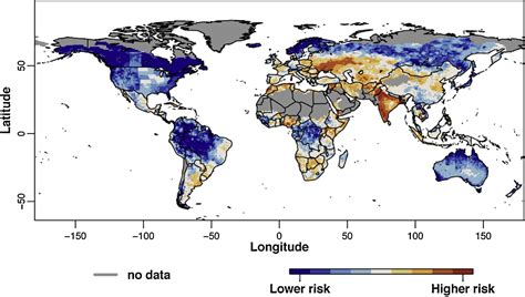 Global map of drought risk, from new JRC study