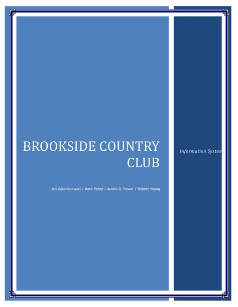 Brookside Country Club