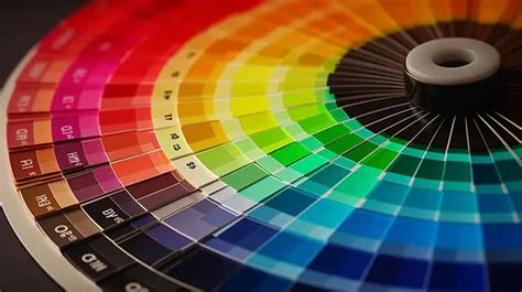 Pantone Color Wheel With Different Colors In It Background, Picture Color Picker Background ...