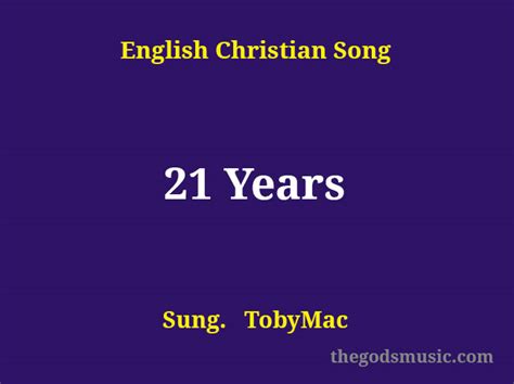 21 Years Song Lyrics