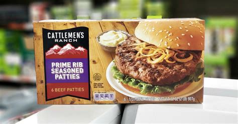 Try Cattlemen's Ranch Frozen Seasoned Burgers From ALDI