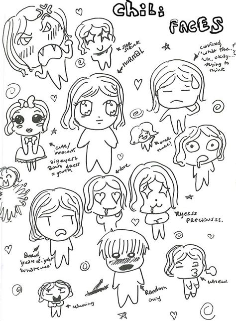 A Chibi Guide to Expressions by foreverwaiting on DeviantArt