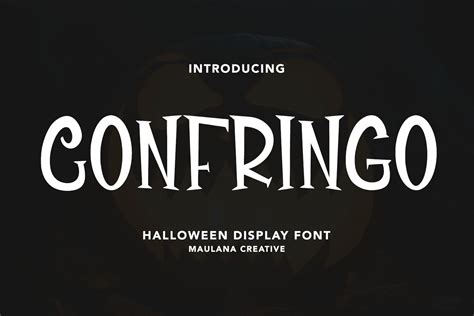 Confringo Halloween Display Font By Maulana Creative | TheHungryJPEG