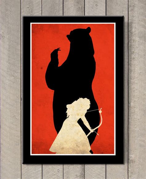 Disney Movie Poster Brave - Etsy