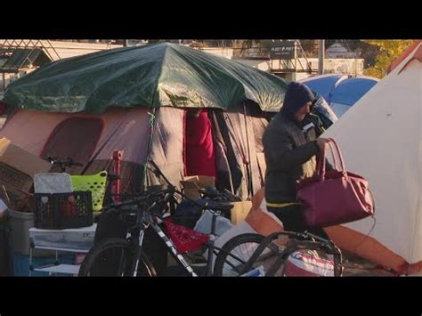 One of the state's largest homeless encampments removed Nov. 1 - YouTube