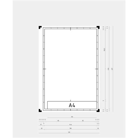 DIN A4 template vector image | Free SVG