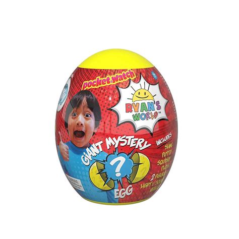 $ 64.50 | Ryan's World Yellow Giant Mystery Egg Toy * Brand New * Youtube Slime Surprise #ryans ...