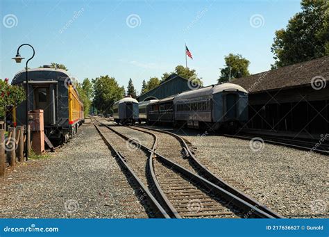 Railroad Museum in Old Sacramento California Editorial Photography ...