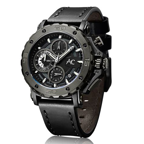 Buy Alexandre Christie AC 9205 MCL Chronograph for Men – Charcoal Black ...