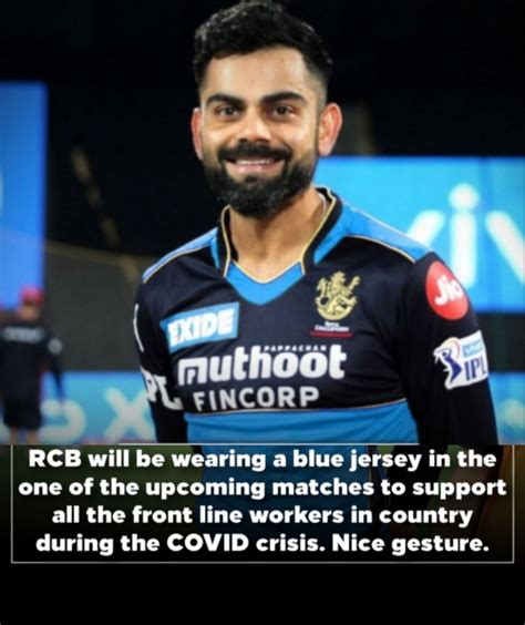 RCB in blue jersey : r/RCB