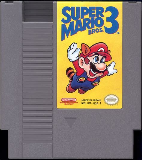 Super Mario Bros. 3 (1988) NES box cover art - MobyGames