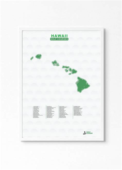 Excellent Golf Course Maps Hawaii | Golf Course Prints - Golf Course Prints