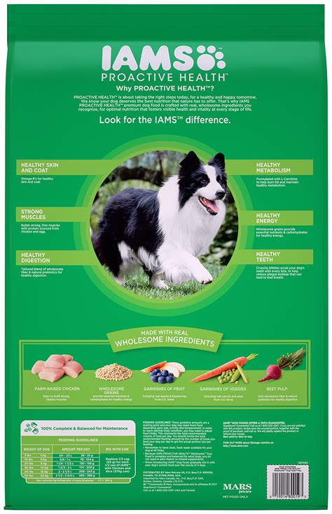 Iams Dog Food Ingredients Label - Ythoreccio