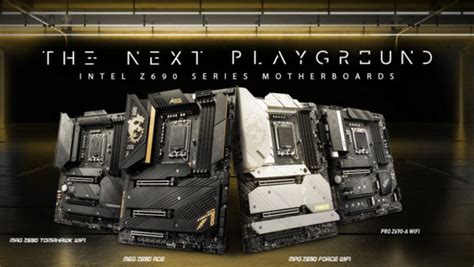 MSI Showcases Z690 Motherboard Lineup