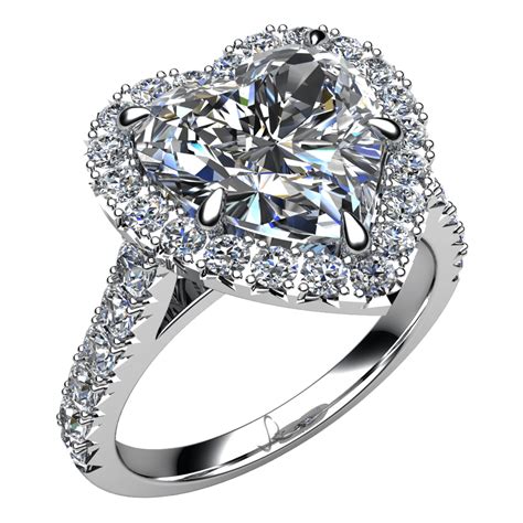 Heartshape Halo | Engagement rings vintage halo, Heart shaped diamond, Halo ring setting