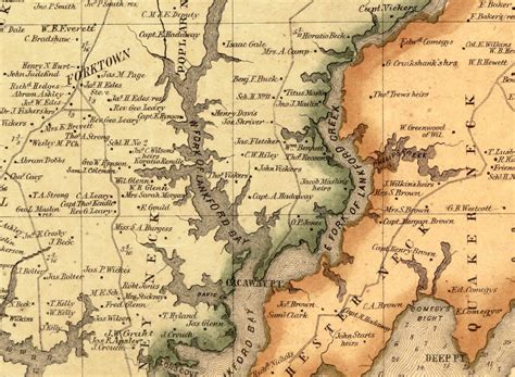 Martenet's 1860 Map of Kent County