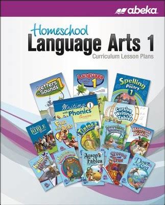 Abeka Homeschool Language Arts 1 Curriuclum Lesson Plans (Copyright 2016) - Christianbook.com