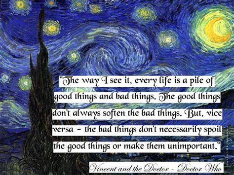 Vincent Van Gogh Doctor Who Quotes