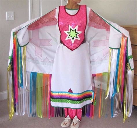 Native American Fancy Shawl Pow wow Regalia, women 8-12 Large + VEST ...