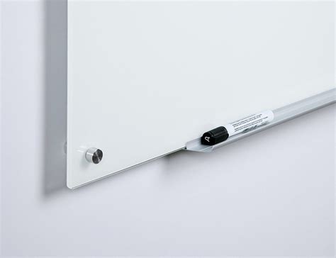 Magnetic Ultra White Glass Dry-Erase Board Set - Includes Board, Magne - Audio-Visual Direct