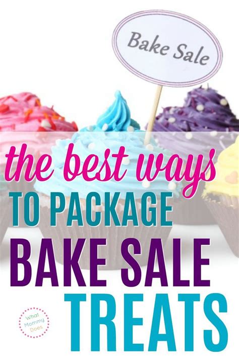 Six Super Cute Bake Sale Packaging Ideas | Bake sale treats, Bake sale ...