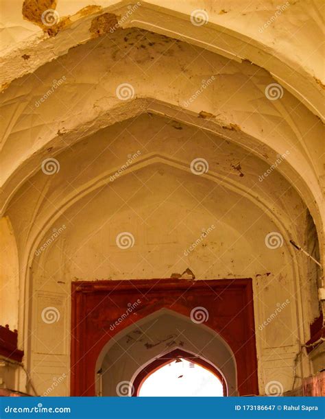 Colourful Old Architecture Inside Red Fort in Delhi India during Day ...