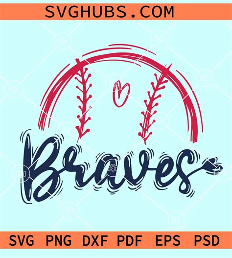 Braves Mascot SVG, Atlanta Braves Baseball SVG, Braves logo Svg