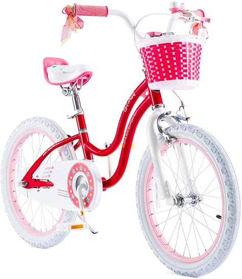 Royalbaby Girls Kids Bike Star Girl 18 In. Bicycle Basket Kickstand Pink Child's Cycle - Walmart ...