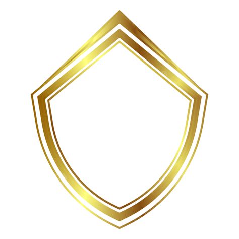 Modern Shield Vector PNG Images, Modern Gold Shield, Gold Shield Png ...