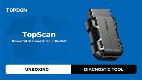 TOPDON TopScan | Unboxing | Diagnostic Tool | Powerful Scanner In Your Pocket - YouTube