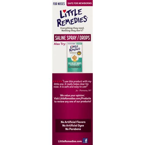 Little Remedies Saline Spray + Drops (1 fl oz) from CVS Pharmacy ...