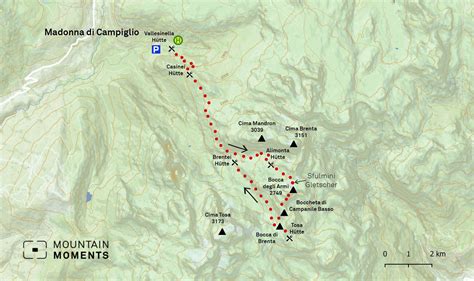 Via Ferrata Bocchette on Brenta Dolomites - Map, Tips & Tricks | Mountain Moments