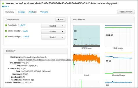 Monitor and manage Azure HDInsight using Ambari Web UI | Microsoft Learn