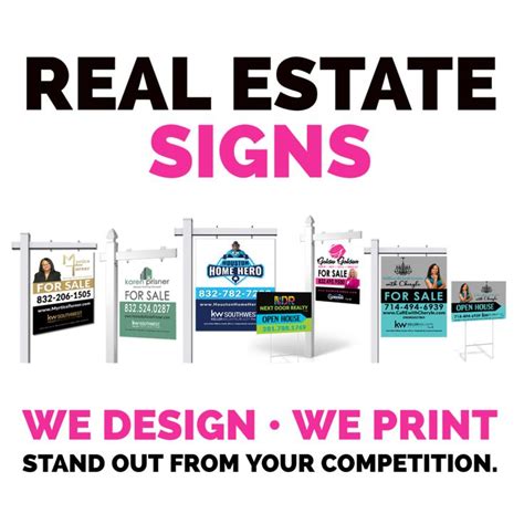 Get your very own custom real estate signs in aluminum or PVC. Affordable prices! Ships quickly ...