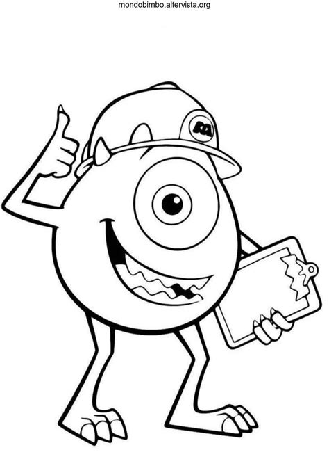 Monsters Inc Coloring Pages Printable - Printable Word Searches