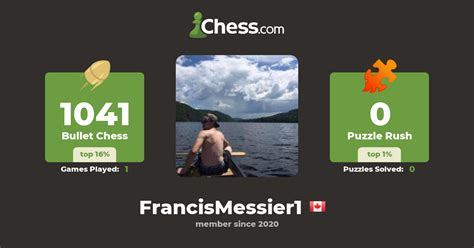 Francis Messier (FrancisMessier1) - Chess Profile - Chess.com