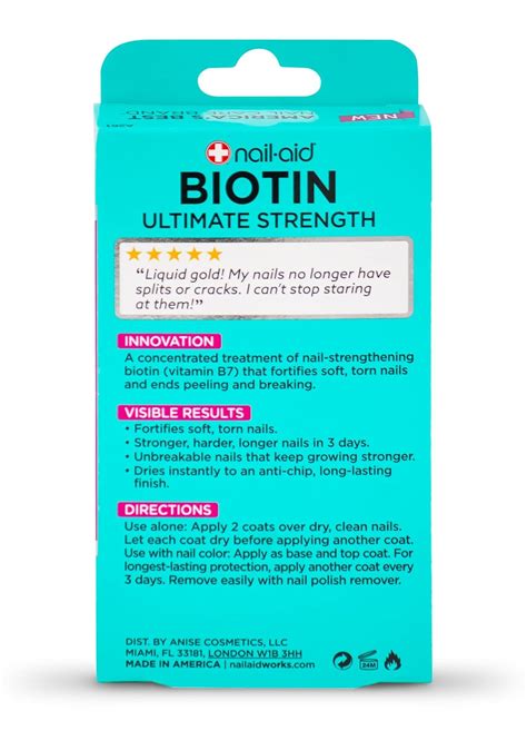 Nail-Aid Biotin Ultimate Strength Review - Vibrant Beauty Health