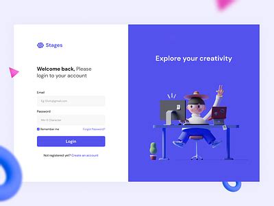 Login Page Design by Shyam Suresh on Dribbble