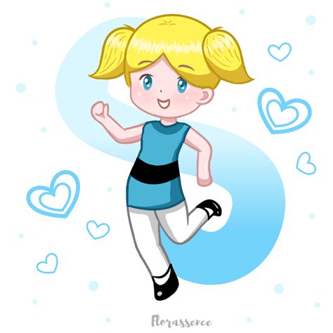 Powerpuff Girls Bubble Fan Art Florassence - Illustrations ART street