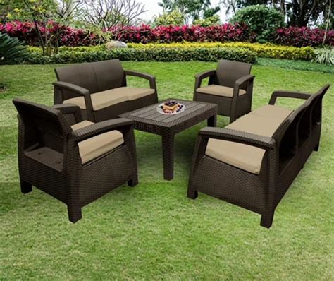 Outdoor Plastic Sofa Set - New Quality Ware