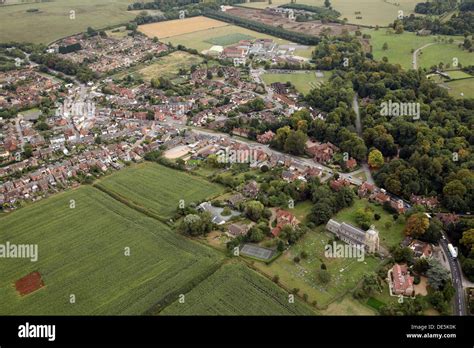 aerial view of Waddesdon village near Aylesbury, Buckinghamshire Stock Photo: 60360963 - Alamy