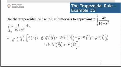 Trapezoidal Rule: Example 3 - YouTube